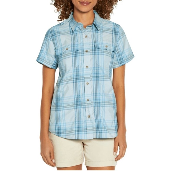 Eddie Bauer Adventure Shirt, Plaid, Sun Protection, Women’s Small - Picture 10 of 10